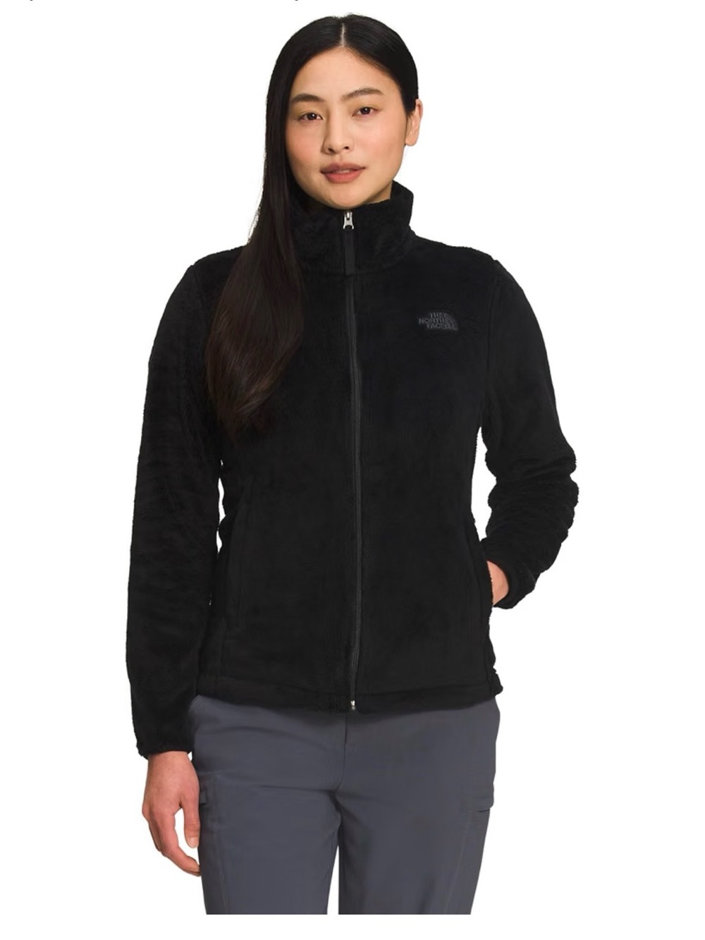 The North Face Women's Osito Black Full-Zip Fleece Jacket